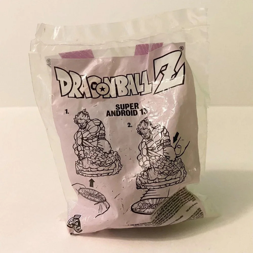2002 Burger King Dragon Ball Z Super Android 13 Action Figure Meal Toy